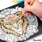 Figured'Art L'Universo degli Animali libro da colorare adulti mandala 50 pagine CB-AU01