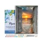 Figured'Art Porte sul Mare kit pittura con numeri tela 40x50 cm con telaio PN5834-Y