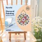 Figured'Art Mandala Floreale kit diamond painting disco legno 30 cm DP-RFA036