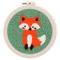 Figured'Art Volpe kit ricamo punch needle con ago magico telaio 20 cm CX021004 Figured'Art Volpe kit ricamo punch needle con ago magico telaio 20 cm CX021004