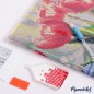Figured'Art Gatto astratto pop art kit diamond painting tela 25x25 cm DP-SFA091-Y Figured'Art Gatto astratto pop art kit diamond painting tela 25x25 cm DP-SFA091-Y