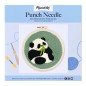 Figured'Art Panda kit ricamo punch needle con ago magico telaio 20 cm CX352 Figured'Art Panda kit ricamo punch needle con ago magico telaio 20 cm CX352