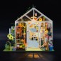 Figured'Art Fiore di Sole kit casa in miniatura in legno 103 pezzi con LED M2421