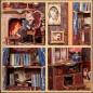 Figured'Art Lo Studio del Conte Gatto book nook DIY 121 pezzi 17x10x11,5 cm SD03 Figured'Art Lo Studio del Conte Gatto book nook DIY 121 pezzi 17x10x11,5 cm SD03