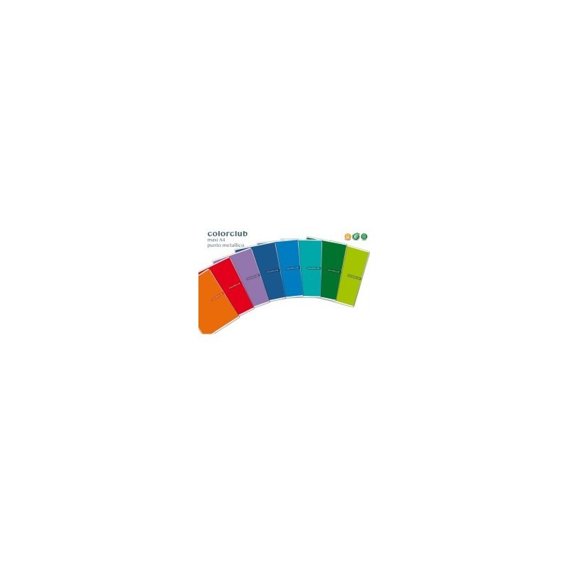 Blasetti Colorclub maxi quaderni A4 20+1 fogli 80 g rigatura 10F copertina tinta unita – confezione 10 pezzi 7713 Blasetti Colorclub maxi quaderni A4 20+1 fogli 80 g rigatura 10F copertina tinta unita – confezione 10 pezzi 7713