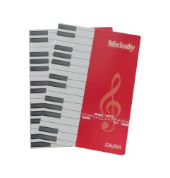 Favini Quaderno Pentagrammato Maxi Musica Formato A4 16 Fogli 80 g/m² A559264