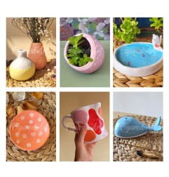 Figured'Art Pottery Kit ceramica argilla autoindurente FA-POTTKIT