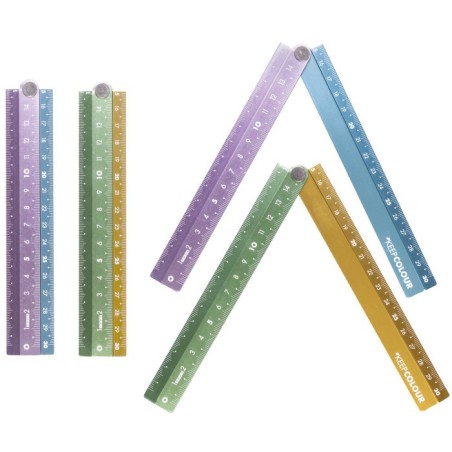 Arda riga pieghevole in alluminio 30 cm Keep Colour – confezione da 12 pezzi 1783015