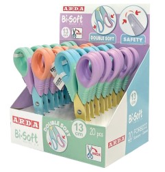 Arda espositore da banco forbici Bi-Soft Pastel Bicolor