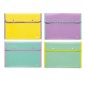 Arda buste portadocumenti bordate Keep Colour Pastel A4 due bottoni 0273KCP – confezione da 12 pezzi