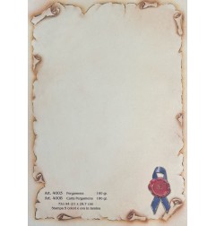 DIPLOMA PERGAMENA A4 160GR (antiqua bollo) 10Fg. 4003