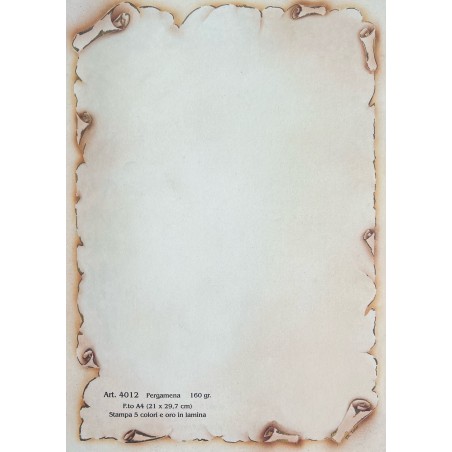 DIPLOMA PERGAMENA A4 160GR (antiqua) 10Fg. 4012