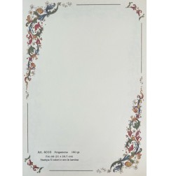 DIPLOMA PERGAMENA A4 160GR (lady flower) 10Fg. 4010