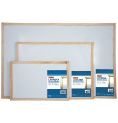 Lavagna Magnetica Bianca 34/007 con cornice in Legno 45x60 cm