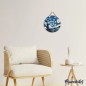 Figured'Art Diamond Painting su disco di legno 30cm - Notte stellata DP-RFA001