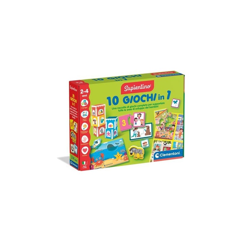 CLEMENTONI 10 GIOCHI IN 1 CLEMENTONI 10 GIOCHI IN 1