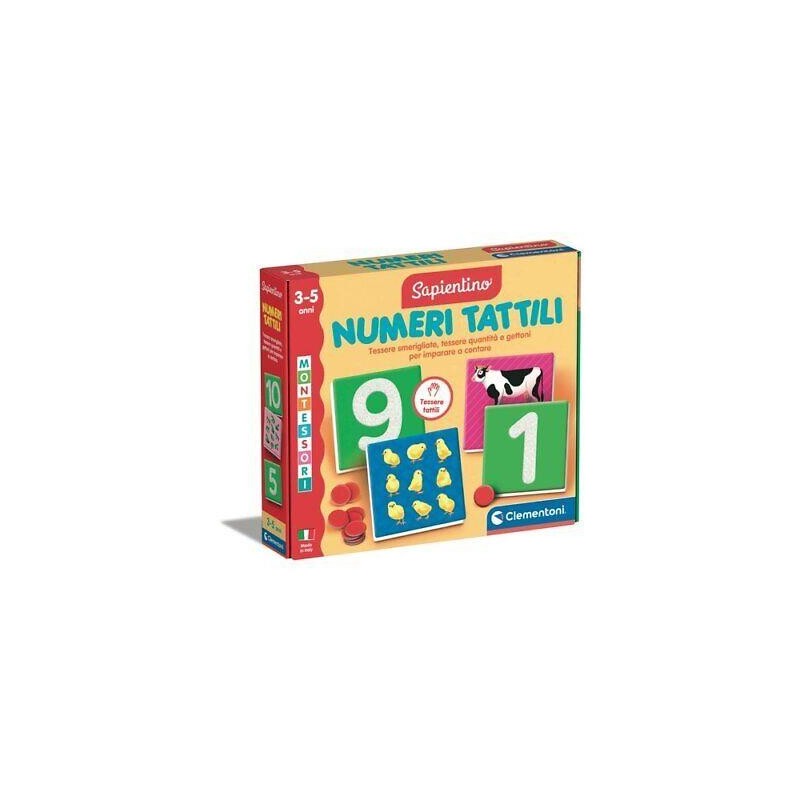 CLEMENTONI MONTESSORI - NUMERI TATTILI NEW