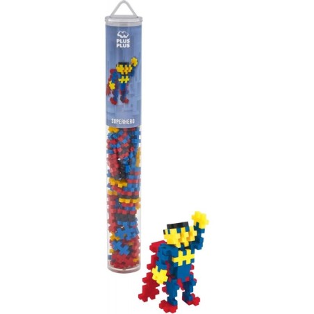 MGG Plus Plus Tubo Characters 100pz 4106 Super Hero PLU7235