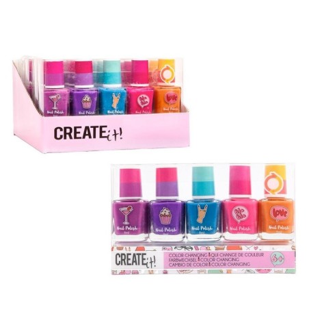 MGG Create It! Smalti Set 5 pz Cambia Colore CRE84148