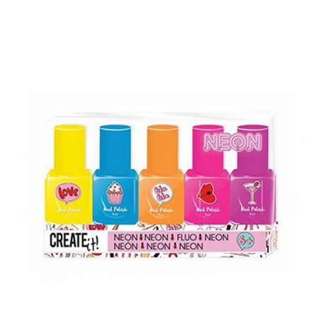 MGG Create It! Smalti Set 5 pz Neon CRE84514