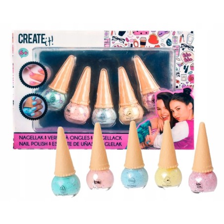 MGG Create it! Icecream Smalti pack 5pz CRE84133