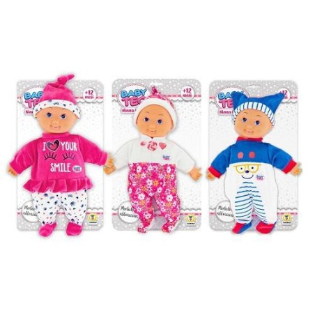 TEOREMA BABY TEO - BAMBOLOTTO NINNA NANNA 30cm CORPO SOFFICE 3MDL -80224