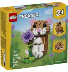 LEGO 31376 SIMPATICO CRICETO CON FIORE