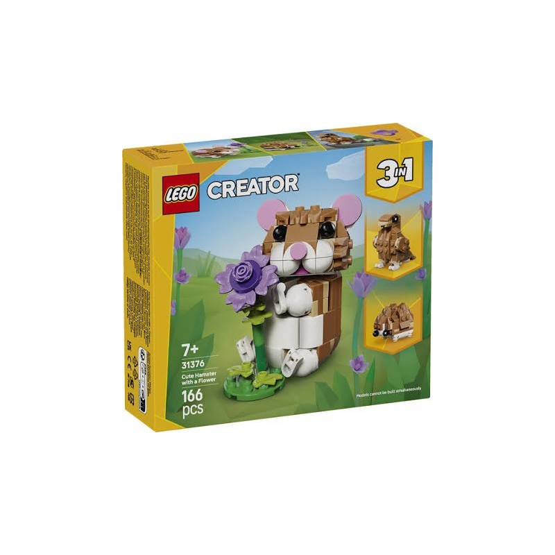 LEGO 31376 SIMPATICO CRICETO CON FIORE LEGO 31376 SIMPATICO CRICETO CON FIORE