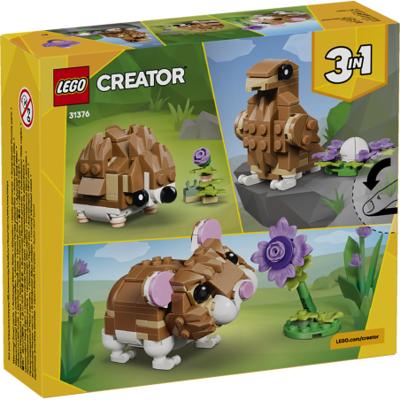 LEGO 31376 SIMPATICO CRICETO CON FIORE