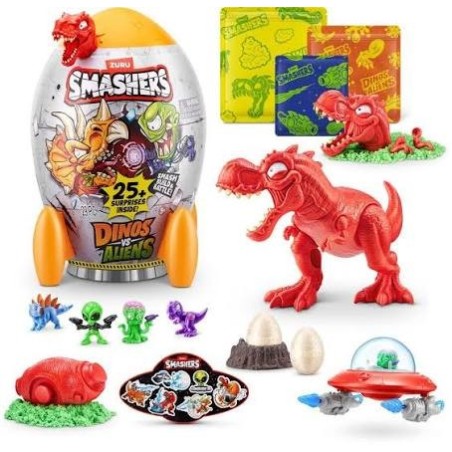 ZURU 74141 SMASHERS - S1 DINOS VS ALIENS ROCK