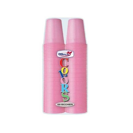 SMP Bicchieri Acqua 100PZ Dopla rosa