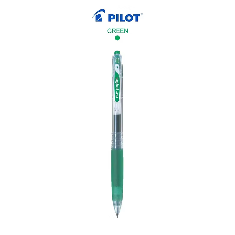 Pilot penna gel Pop'Lol Grip 0,7 verde – 12 pezzi