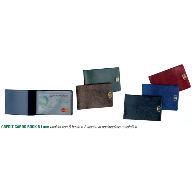 CREDIT CARDS BOOK 8 LUXE SVAR 20075700 CREDIT CARDS BOOK 8 LUXE SVAR 20075700