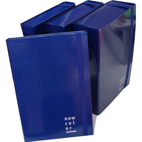 Cartella portaprogetti Brefiocart dorso 7 cm blu scuro