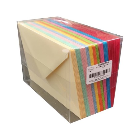 BUSTA 12x18 10 COLORI SC.100pz BS40015F16
