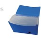 Cartella Portadocumenti a soffietto A4 13 Posti - Blu 01/084 Cartella Portadocumenti a soffietto A4 13 Posti - Blu 01/084
