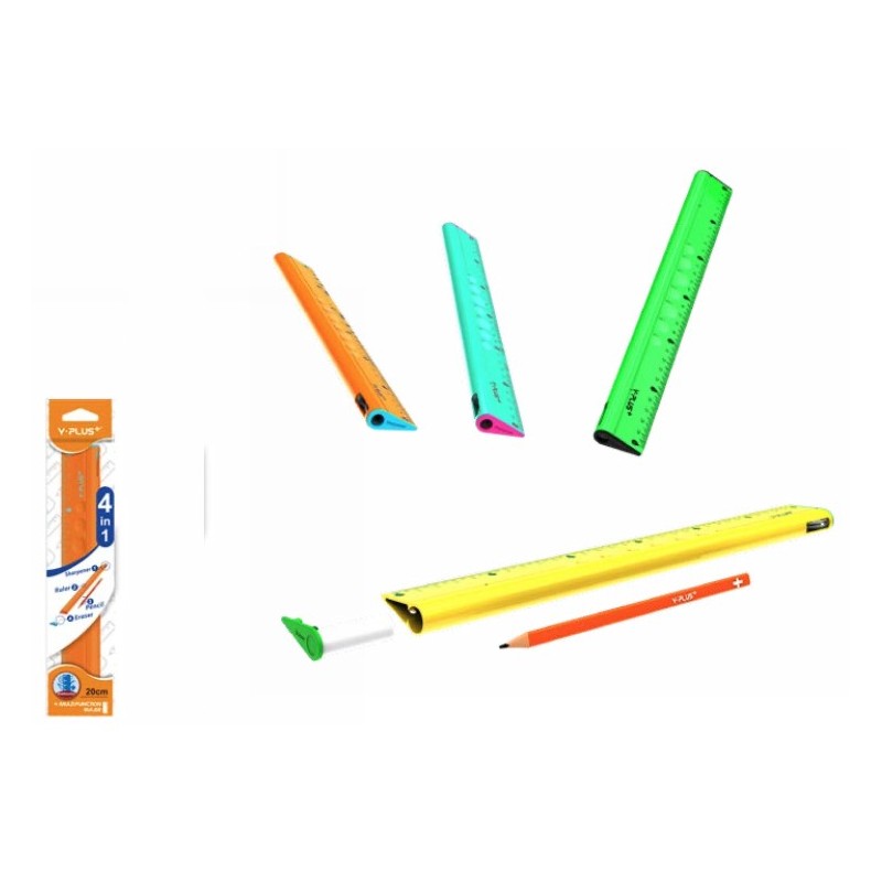 Bluekover Y.Plus+ righello multifunzione 4 in 1 da 20 cm RX1701 Bluekover Y.Plus+ righello multifunzione 4 in 1 da 20 cm RX1701
