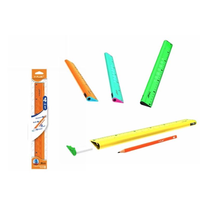Bluekover Y.Plus+ righello multifunzione 4 in 1 da 30 cm RX1309 Bluekover Y.Plus+ righello multifunzione 4 in 1 da 30 cm RX1309
