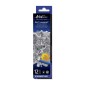 Staedtler Mars Lumograph 100 matite da disegno gradazione 9B confezione 12 pezzi 100-9B