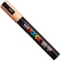 Uni Posca PC-5M Pennarello Marcatore Acrilico a base d'acqua con Punta Conica Media Arancio Chiaro 6 Pz
