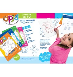 BLOCCO DISEGNO OPLA' A4 100GR 0123746