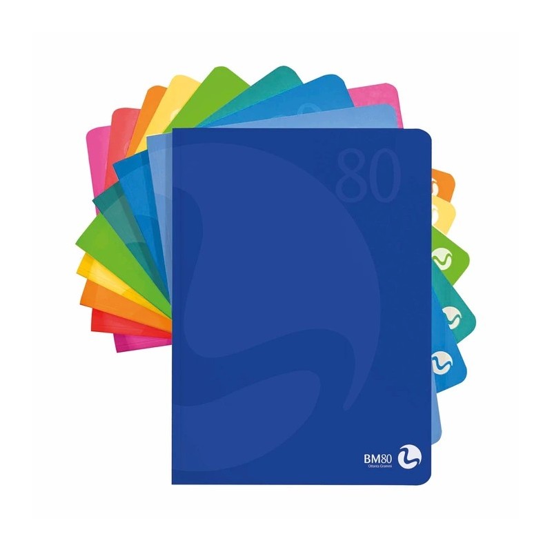 BM arti grafiche Copertina BE More BM Conf 5 pz Quaderni Maxi Brossurata 96 Fogli Colori colori assortiti BM arti grafiche Copertina BE More BM Conf 5 pz Quaderni Maxi Brossurata 96 Fogli Colori colori assortiti