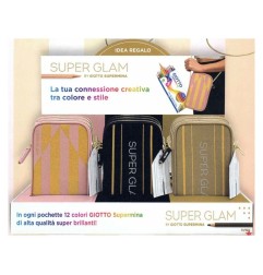 Giotto Super Glam pochette con 12 pastelli Supermina