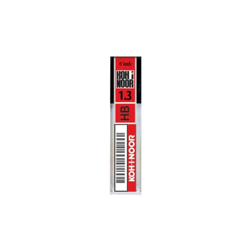 Koh-i-Noor Astuccio 12 Mine 1,3 mm 6pz Koh-i-Noor Astuccio 12 Mine 1,3 mm 6pz