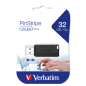 PEN DRIVE VERBATIM 32GB BLACK PINSTRIPE USB2.0 (contributo siae incluso) PEN DRIVE VERBATIM 32GB BLACK PINSTRIPE USB2.0 (contributo siae incluso)