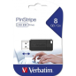 PEN DRIVE VERBATIM 8GB BLACK PINSTRIPE USB2.0 (contributo siae incluso)