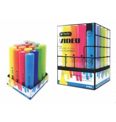Tratto Video cubo 16 evidenziatori colori assortiti