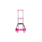 Seven Be Box Plus carrello portazaino pieghevole 3 ruote rosa 28x52x15 cm per zaino scuola Seven Be Box Plus carrello portazaino pieghevole 3 ruote rosa 28x52x15 cm per zaino scuola