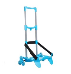 Seven Be Box Plus carrello portazaino 3 ruote azzurro