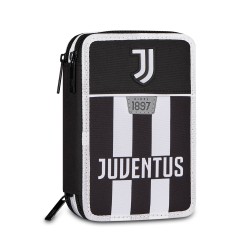 Seven astuccio 3 zip con corredo Juventus We Are Youth jet bla